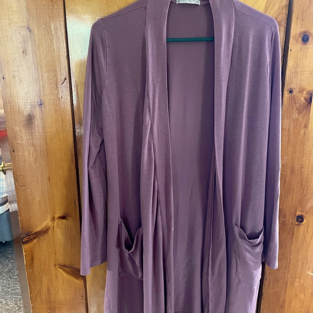 Active wear cardigan